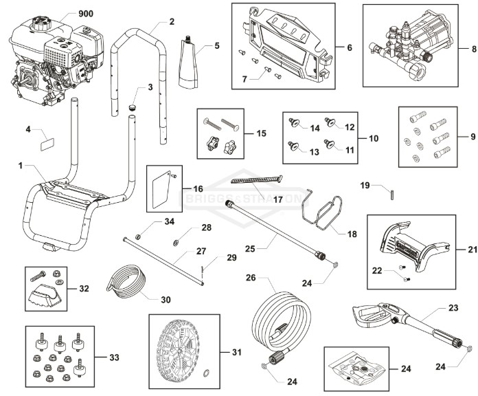 craftsman power washer CMXGWAS020804 3000 psi replacement parts pump kits manual